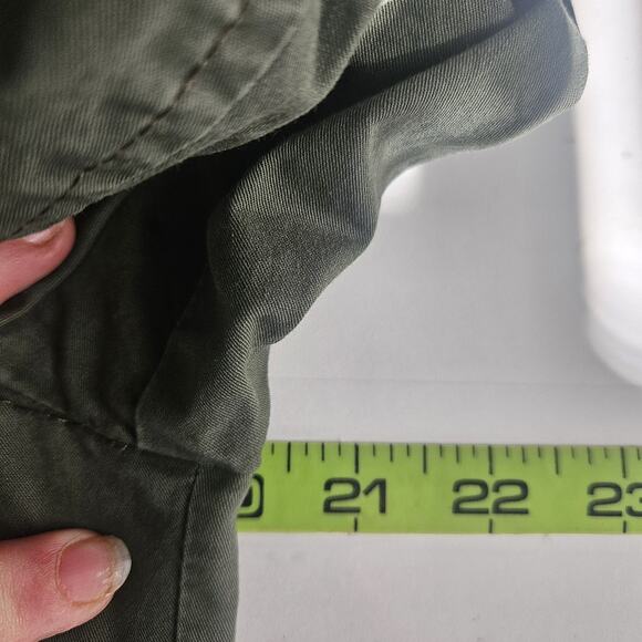 Yoki Collection Canvas Medium Military Jacket Hood Utility Streetwear Neutral - Picture 15 of 16